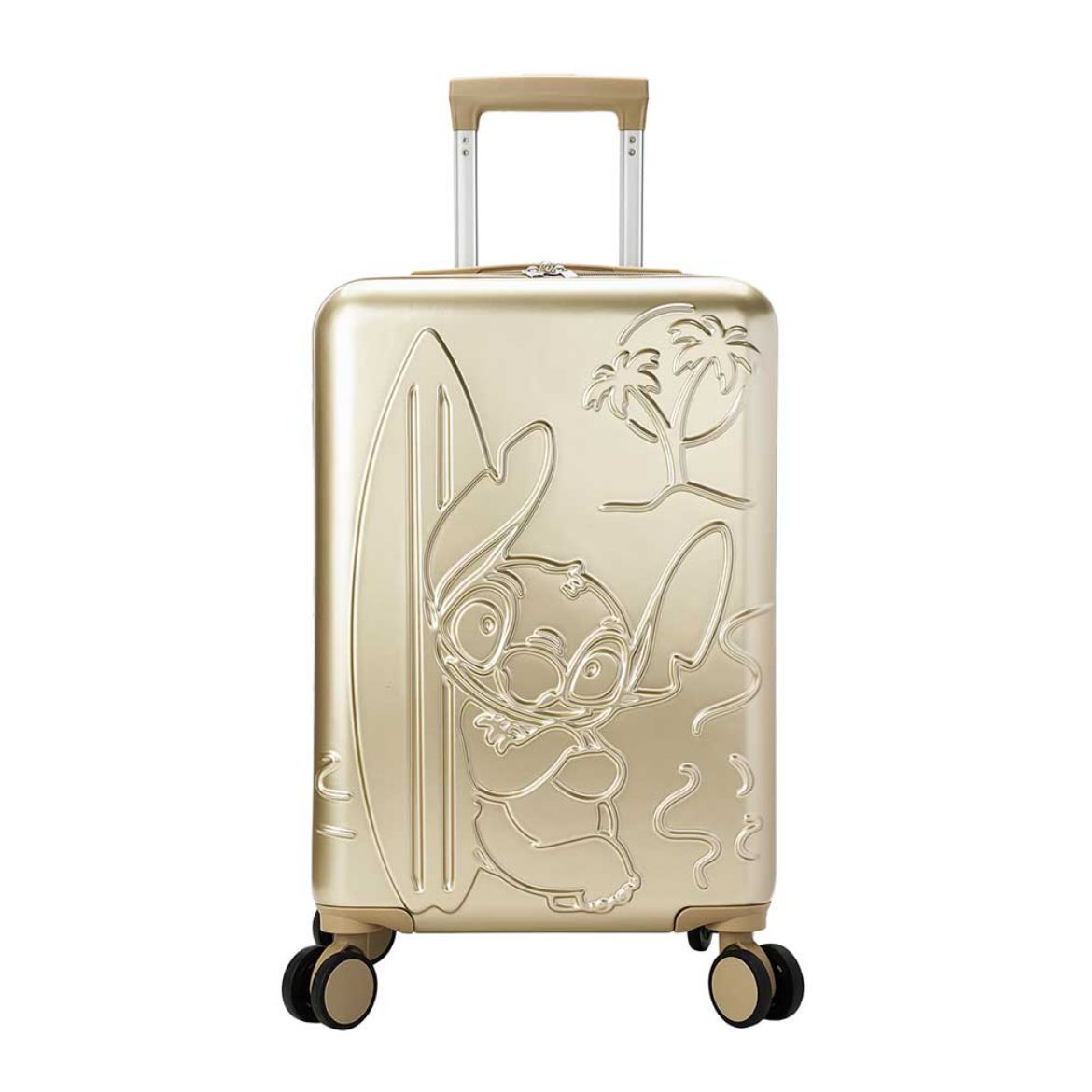 Picture of Disney Stitch Gold Embossed 20 in. Rolling Luggage