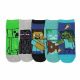 Picture of Minecraft Characters 5 Pair Ankle Socks