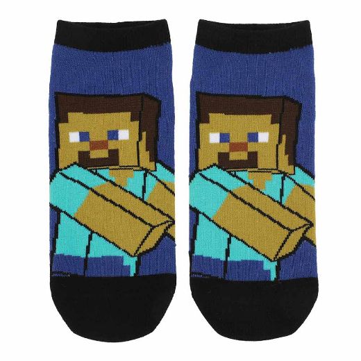 Picture of Minecraft Characters 5 Pair Ankle Socks