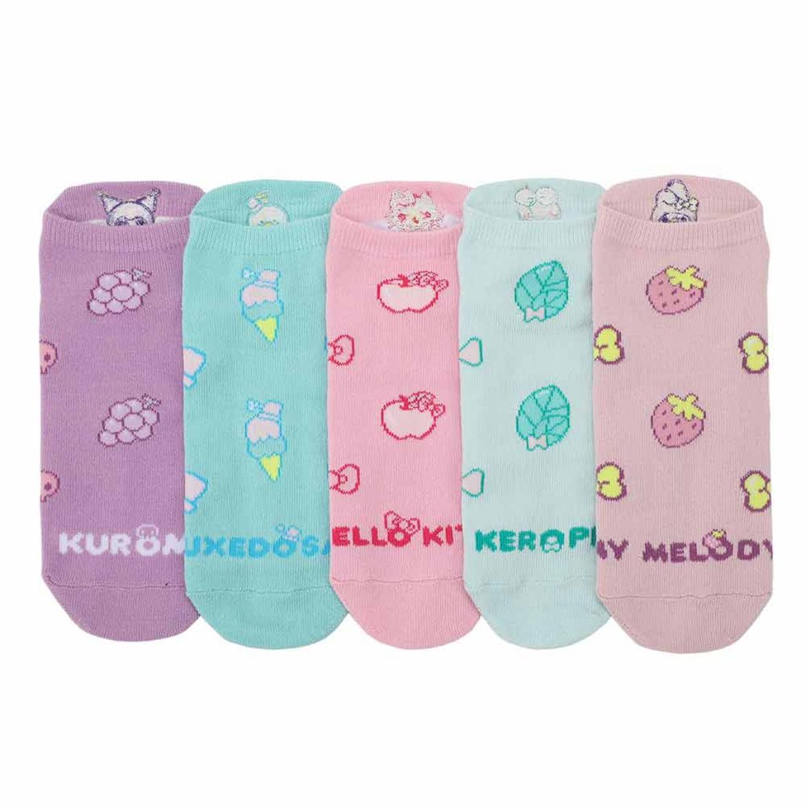 Picture of Hello Kitty & Friends 5 Pair Ankle Socks
