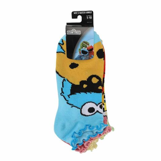 Picture of Sesame Street 5 Pair Ankle Socks
