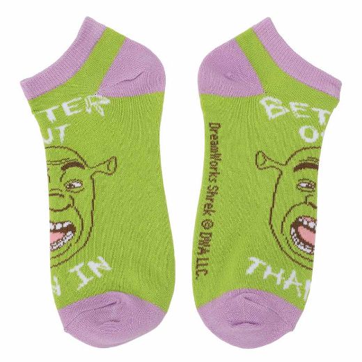 Picture of Dreamworks Shrek Mixed Character 5 Pair Ankle Socks