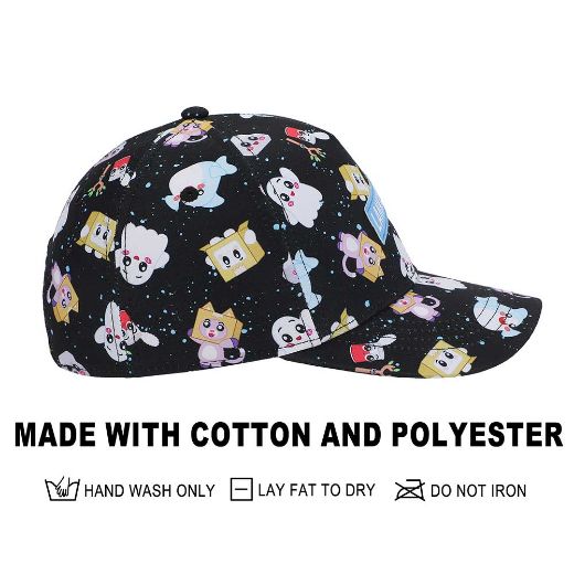 Picture of LankyBox  AOP Youth Curved Bill Snapback