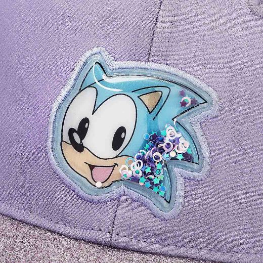 Picture of Sonic the Hedgehog Glitter Youth Curved Bill Snapback
