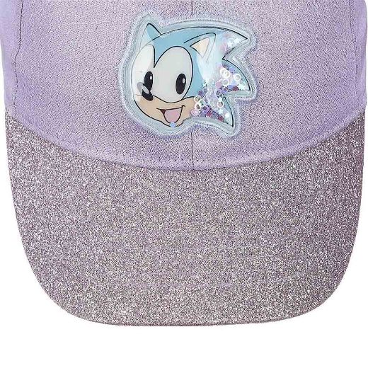 Picture of Sonic the Hedgehog Glitter Youth Curved Bill Snapback