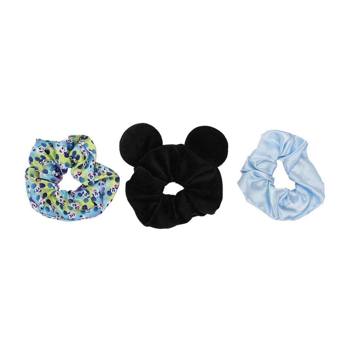 Picture of Disney Mickey & Minnie 3 Pack 3D Plush Scrunchies