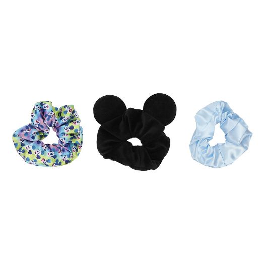 Picture of Disney Mickey & Minnie 3 Pack 3D Plush Scrunchies