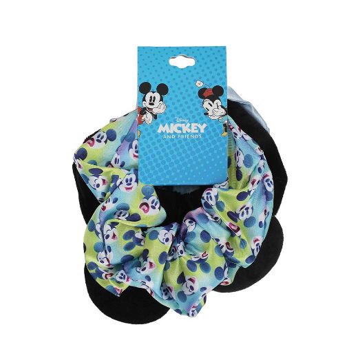 Picture of Disney Mickey & Minnie 3 Pack 3D Plush Scrunchies