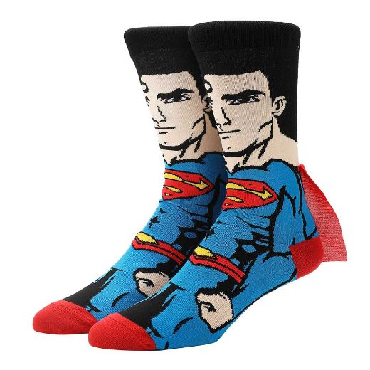 Picture of DC Comics Superman Animigos 360 Character Crew Socks