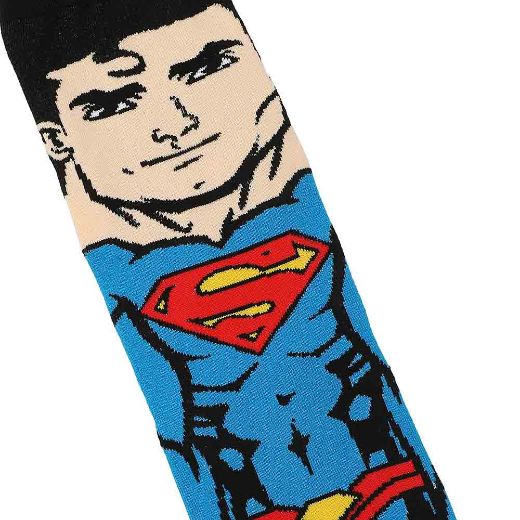 Picture of DC Comics Superman Animigos 360 Character Crew Socks