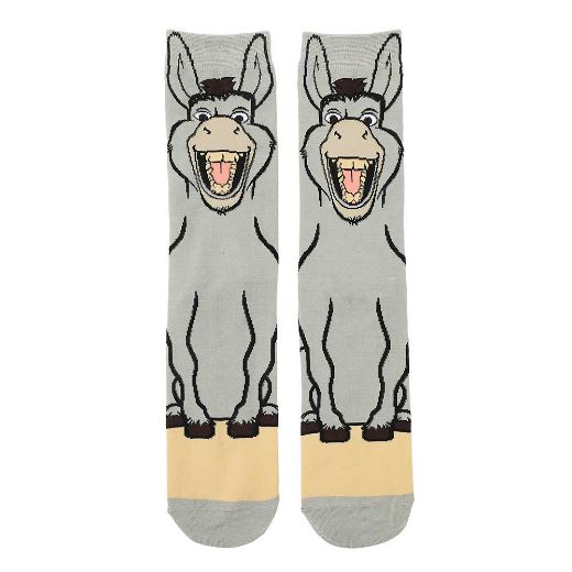 Picture of Dreamworks Donkey Animigos 360 Character Crew Socks