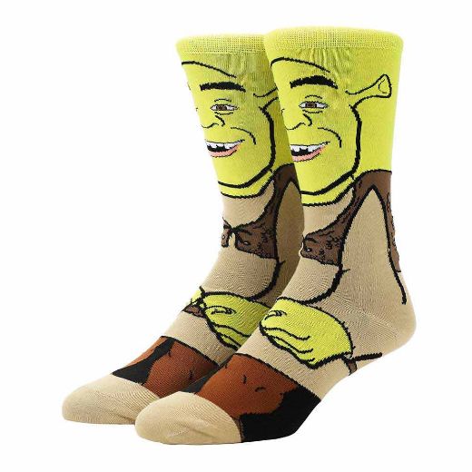 Picture of Dreamworks Shrek Animigos 360 Character Crew Socks