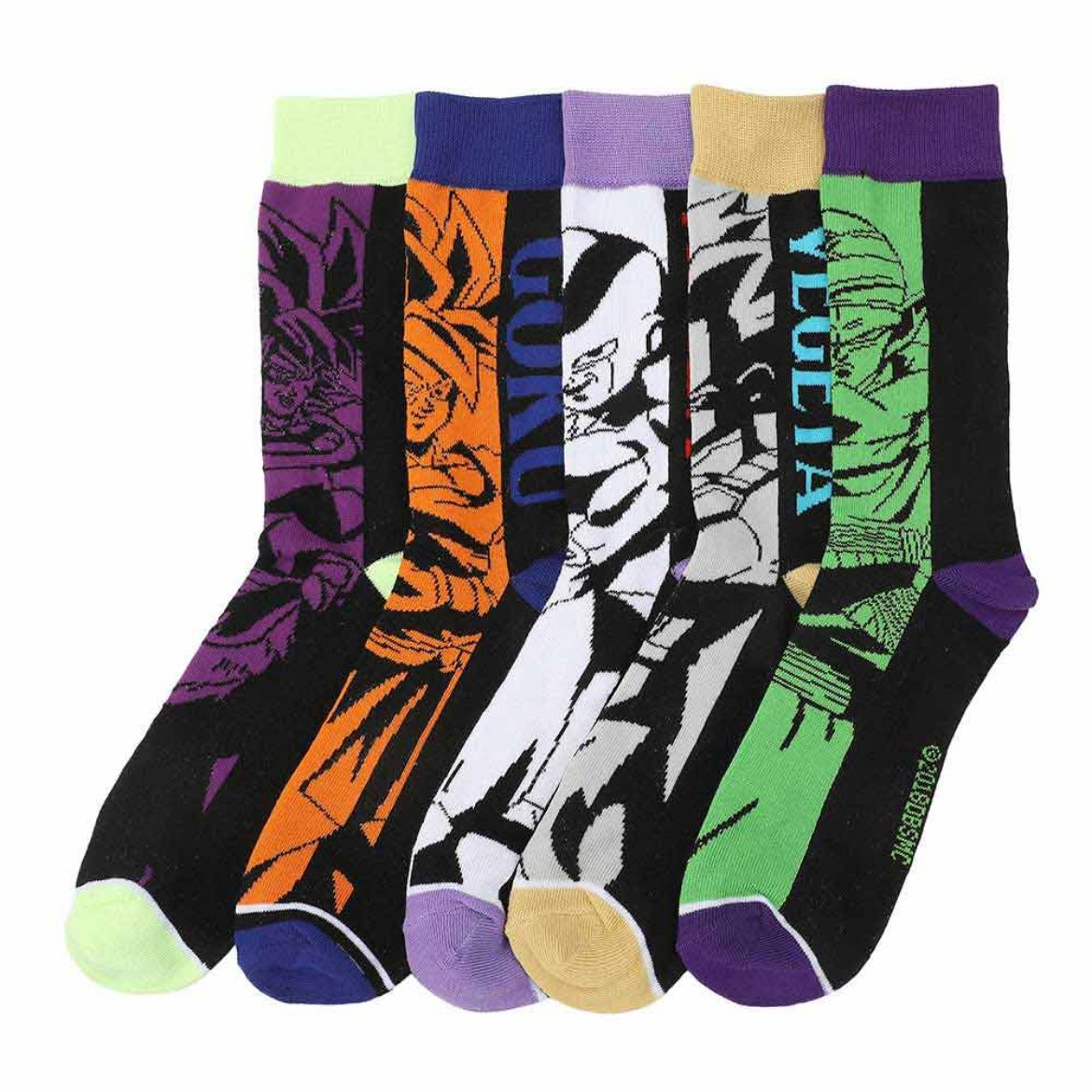 Picture of Dragonball Z Super 5 Pair Crew Socks