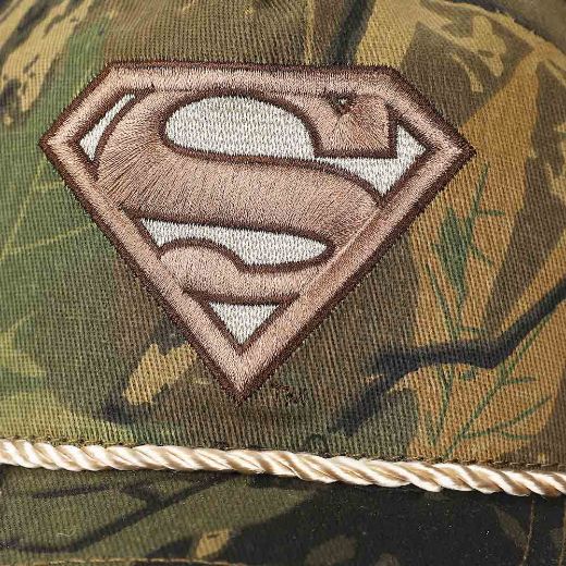Picture of DC Comics Superman Camo Vintage Rope Trucker
