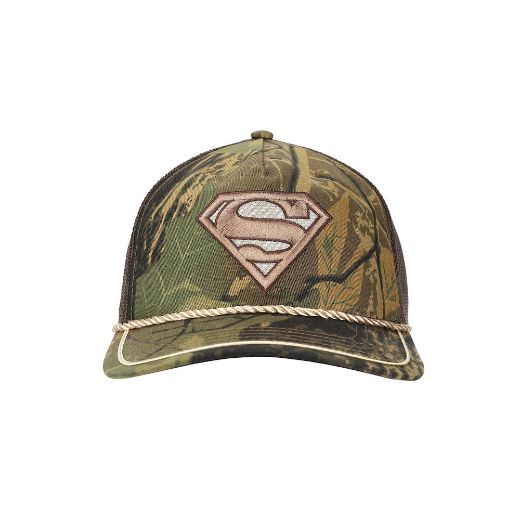 Picture of DC Comics Superman Camo Vintage Rope Trucker