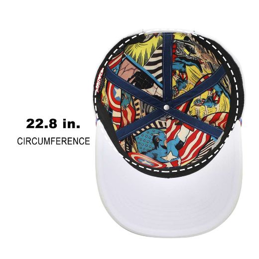 Picture of Marvel Captain America Elite Flex Curved Bill Snapback