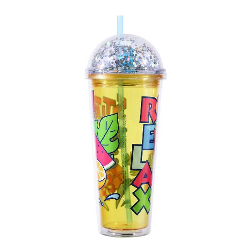 Picture of Disney Stitch Confetti Lid 16 oz. Plastic Tumbler