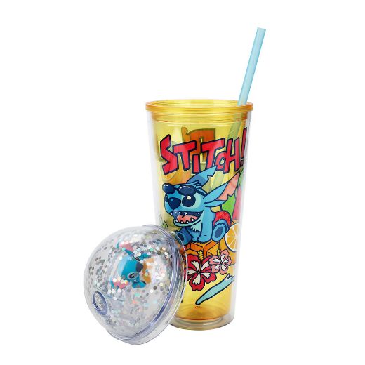 Picture of Disney Stitch Confetti Lid 16 oz. Plastic Tumbler
