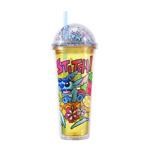 Picture of Disney Stitch Confetti Lid 16 oz. Plastic Tumbler