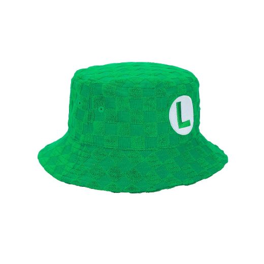 Picture of Super Mario Luigi Terry Cloth Bucket Hat