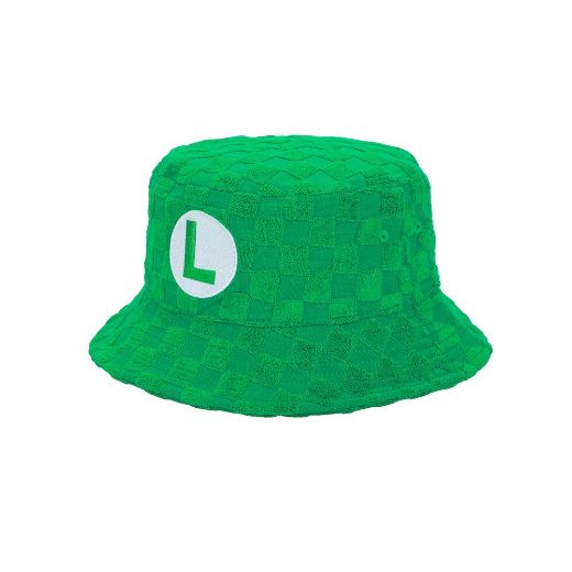 Picture of Super Mario Luigi Terry Cloth Bucket Hat