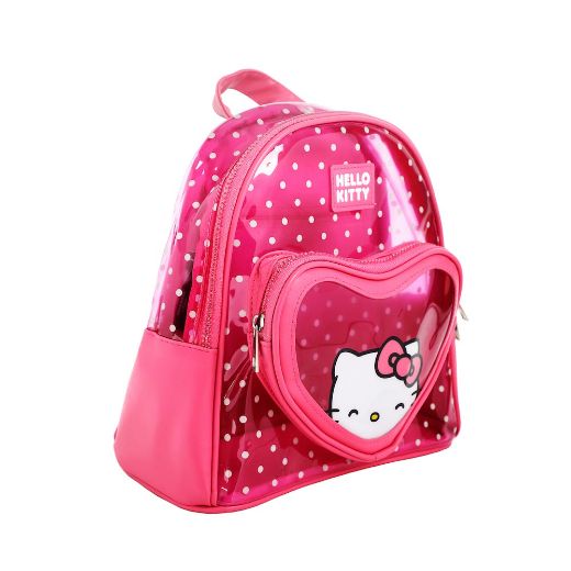 Picture of Hello Kitty Peekaboo Heart Clear Mini Backpack