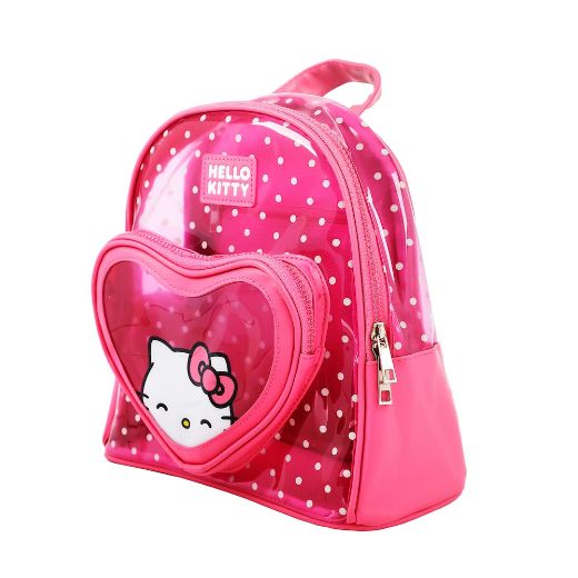 Picture of Hello Kitty Peekaboo Heart Clear Mini Backpack