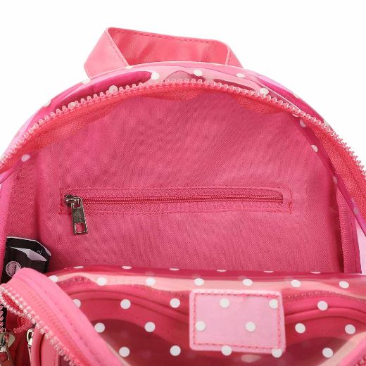 Picture of Hello Kitty Peekaboo Heart Clear Mini Backpack