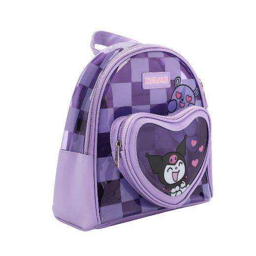 Picture of Kuromi Peekaboo Heart Clear Mini Backpack