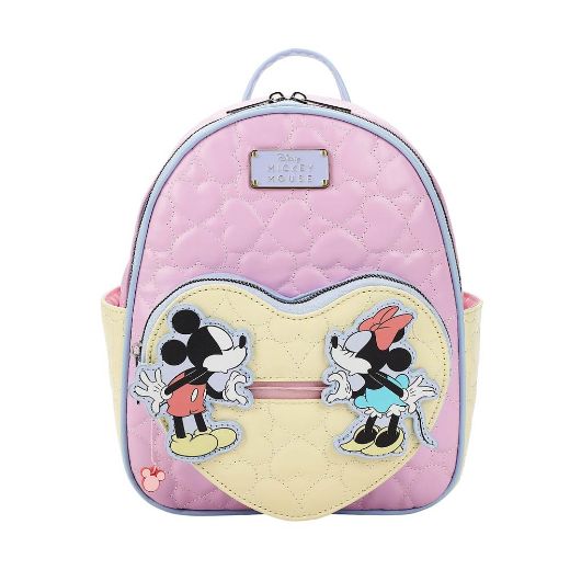 Picture of Disney Mickey & Minnie Interactive Quilted Mini Backpack