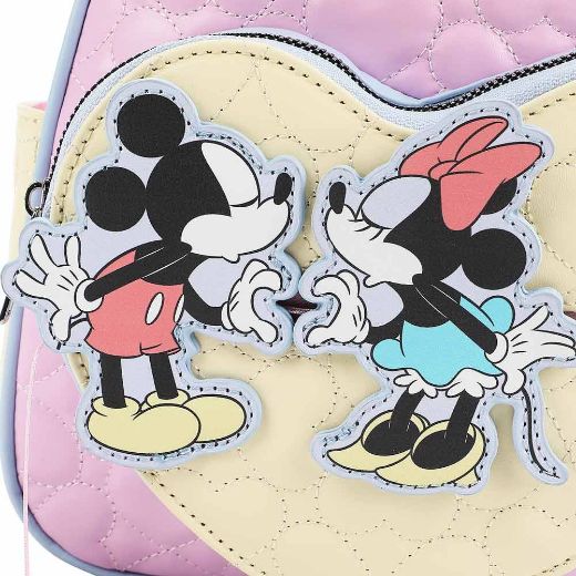 Picture of Disney Mickey & Minnie Interactive Quilted Mini Backpack