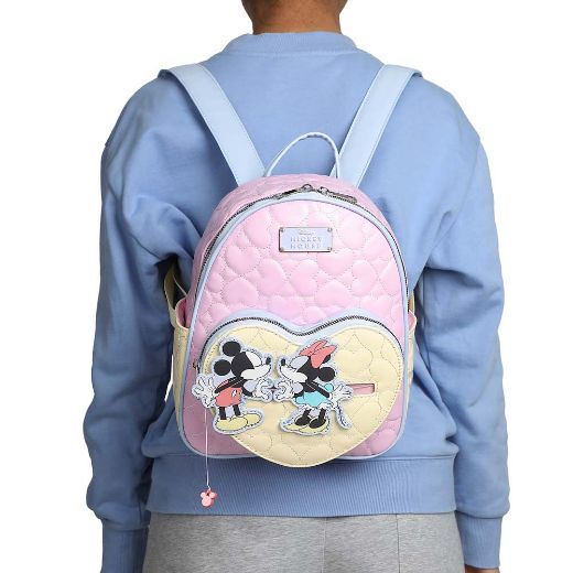 Picture of Disney Mickey & Minnie Interactive Quilted Mini Backpack