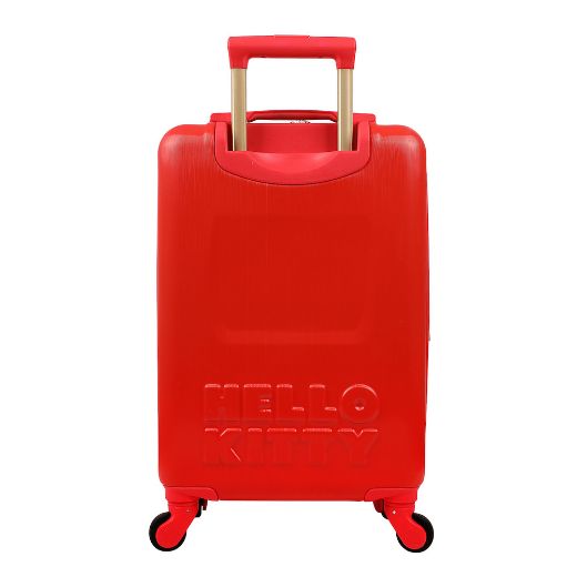 Picture of Hello Kitty Red Embossed 20 in. Rolling Luggage