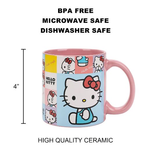 Picture of Hello Kitty Tiles 16 oz. Ceramic Mug