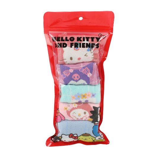 Picture of Hello Kitty & Friends Floral 5 Pair Ankle Socks