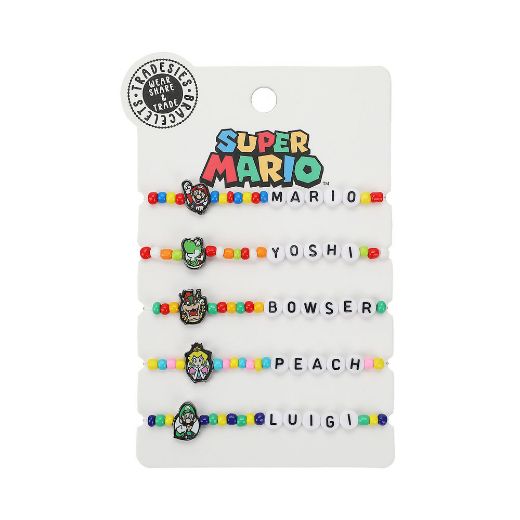 Picture of Super Mario 5 pc Tradesies Bracelet Set