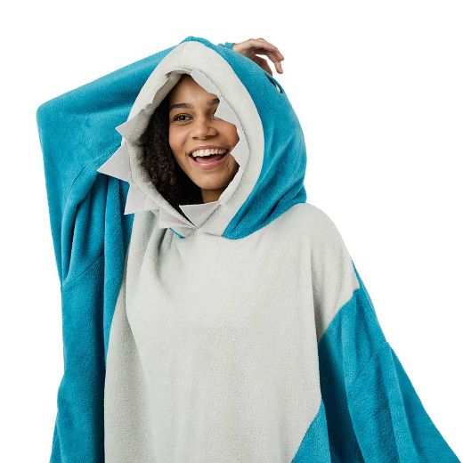 Picture of Bioworld Shark 3D Hoodie Blanket