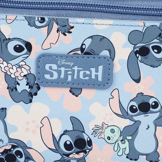 Picture of Disney Stitch Floral Print Travel Cosmetic Bag