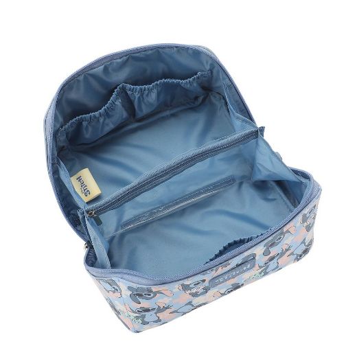 Picture of Disney Stitch Floral Print Travel Cosmetic Bag