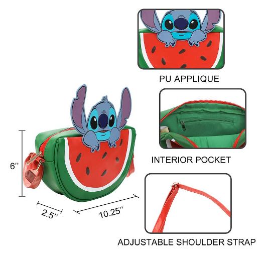 Picture of Disney Stitch Watermelon 3D Shaped Crossbody 