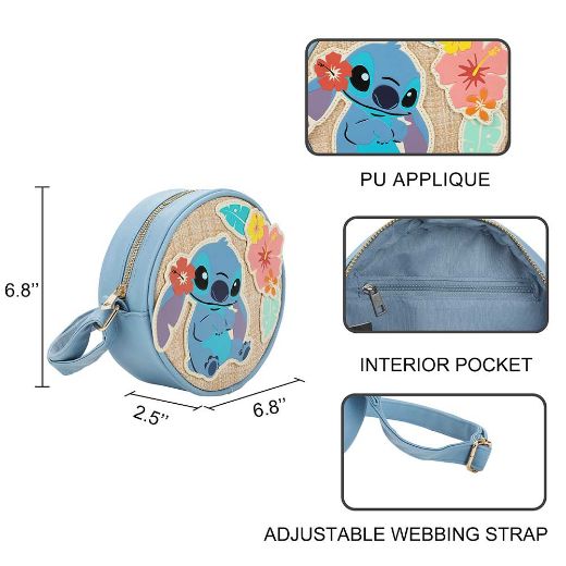 Picture of Disney Stitch Woven Tropical Crossbody 