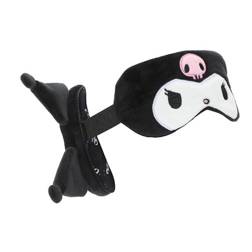 Picture of Kuromi Big Face Neck Pillow & Eye Mask Set