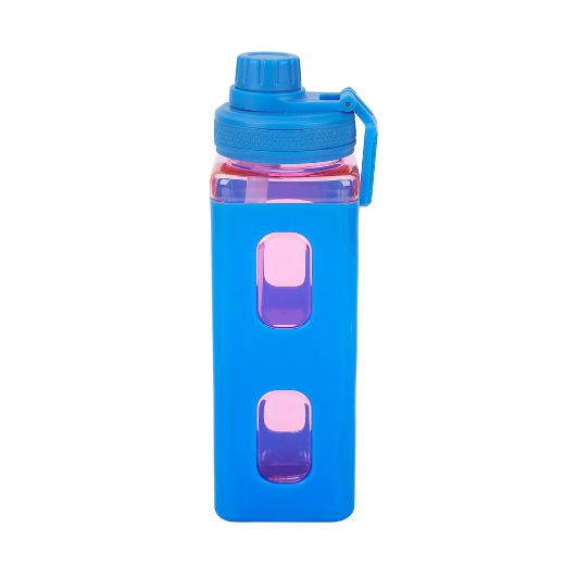 Picture of Hello KItty Hoops 24 oz. Square Plastic Water Bottle