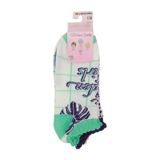Picture of Golden Girls 5 Pair Ankle Socks