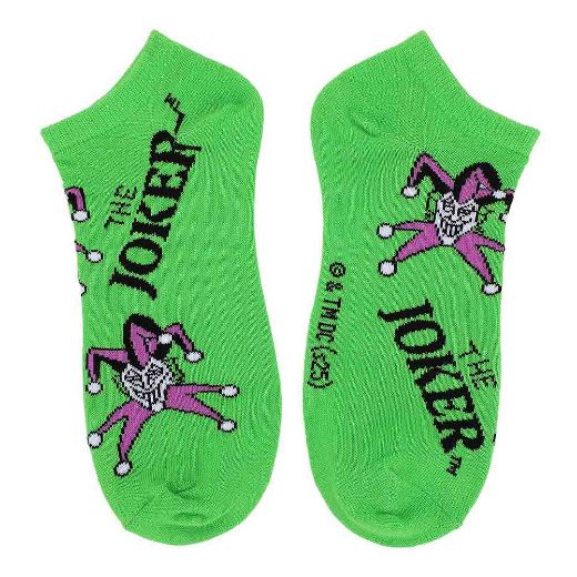 Picture of DC Comics Batman & Joker 5 Pair Ankle Socks