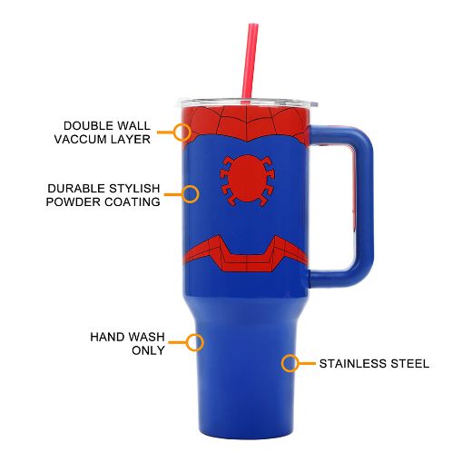 Picture of Marvel Spider-Man Suit 40 oz Stainless Steel Tumbler