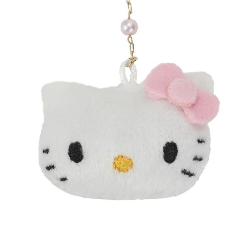 Picture of Hello Kitty Heart & Pearls Plush Earrings