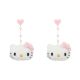 Picture of Hello Kitty Heart & Pearls Plush Earrings