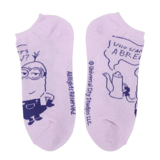 Picture of Minions Quotes 5 Pair Ankle Socks