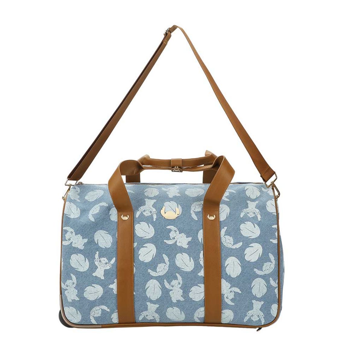 Picture of Disney Stitch Denim Rolling Duffle Travel Bag